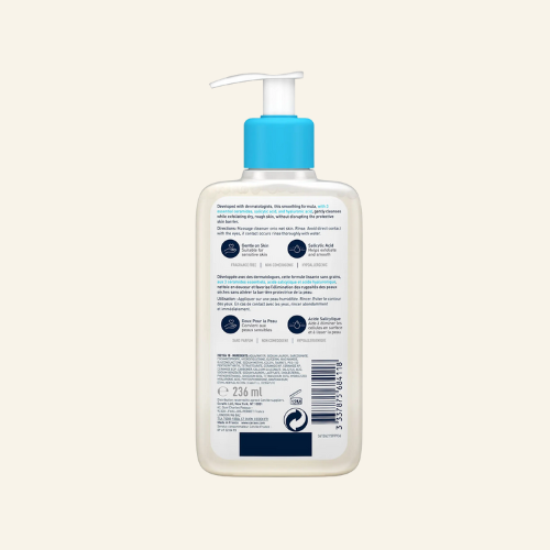cerave sa smoothing cleanser with ceramides 236ml
