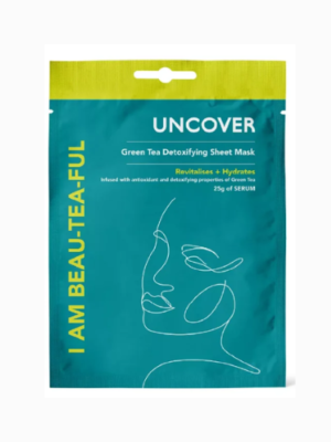 Uncover Green Tea Detoxifying Sheet Mask 25g