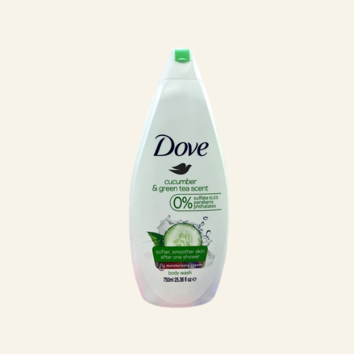 Dove Body Wash Cucumber & Green Tea, 750Ml