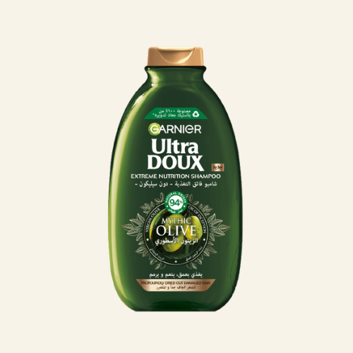 Garnier Ultra Doux Mythic Olive Shampoo, 400Ml