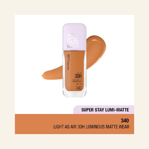 Maybelline Superstay LumiMatte Foundation 340 - Image 3