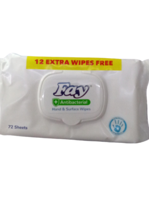 Fay Antibacterial Wet Wipes 72's