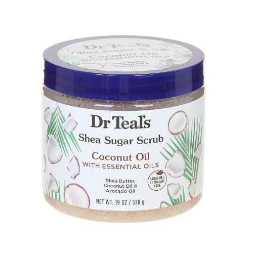 Dr Teal's Shea Sugar Body Scrub Coconut Oil with Essential Oils 454g - Image 2