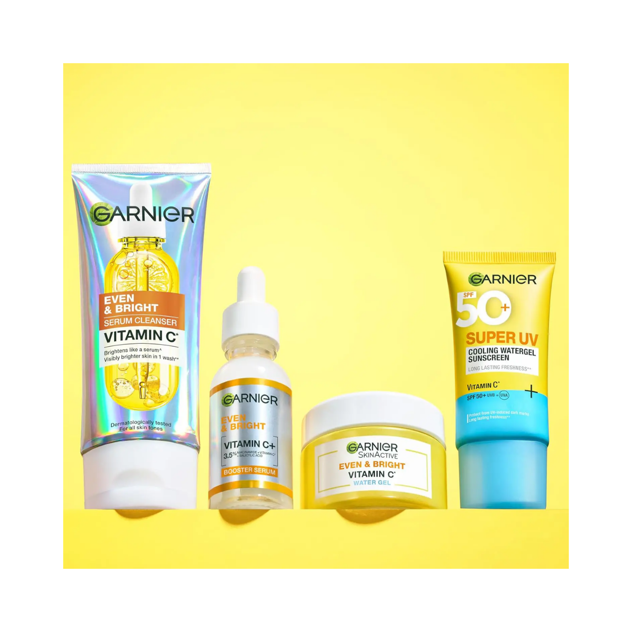 Garnier Even & Bright Vitamin C Serum Cleanser 100ml - Image 3